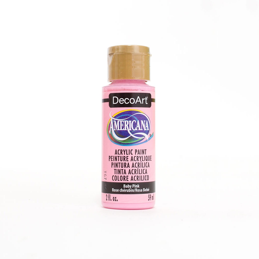 DecoArt, Americana, Acrylic, Paint, 2oz, Baby Pink